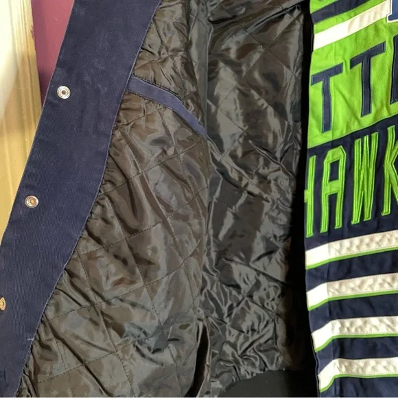 SOLD ON MERCARI NFL Seattle Seahawks Varsity Bomber Jacket - Picture 7 of 15